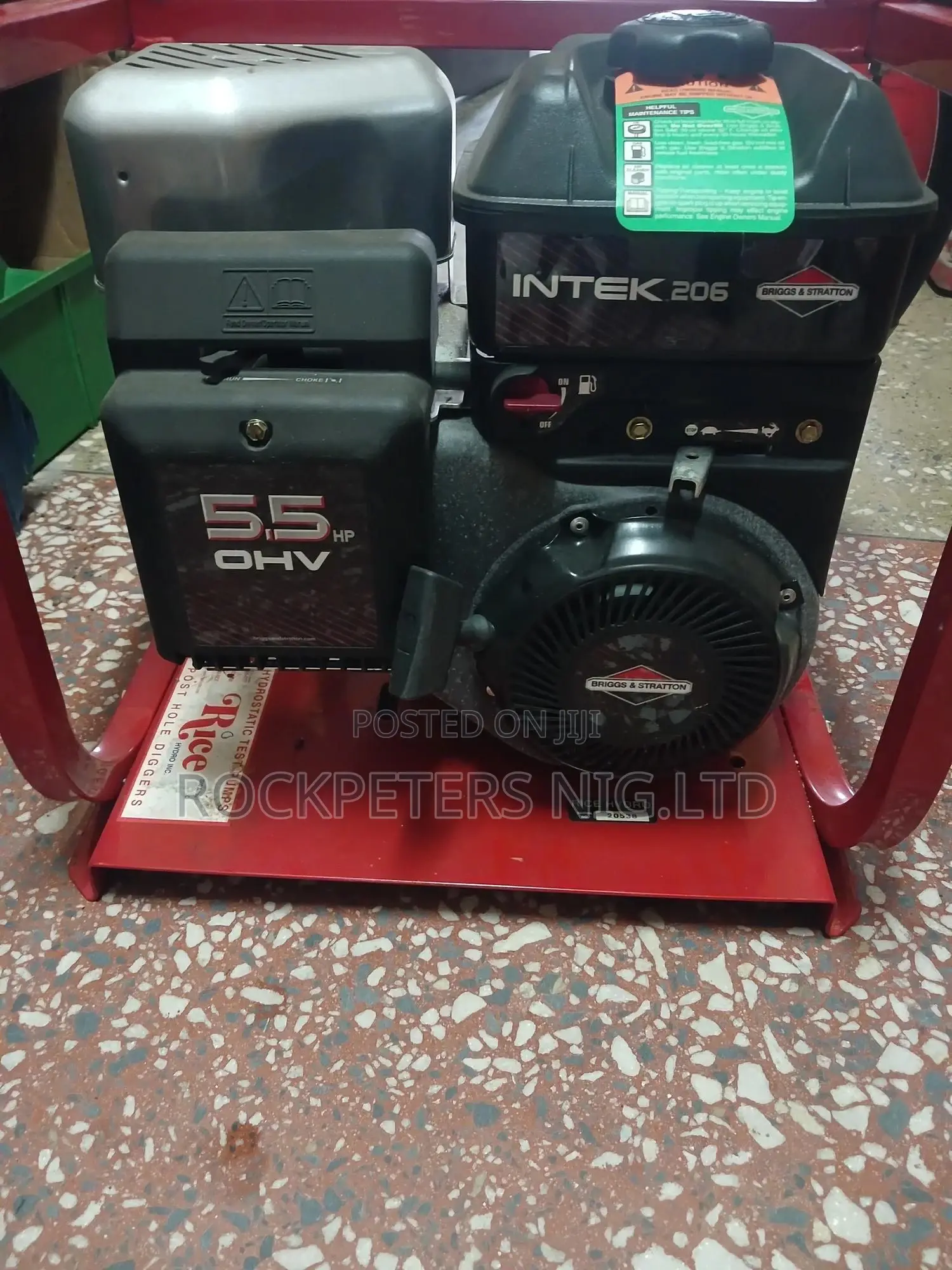 Rice Hydro Rp-2c 5.5hp,300psi Hydrostatic Test Pumps