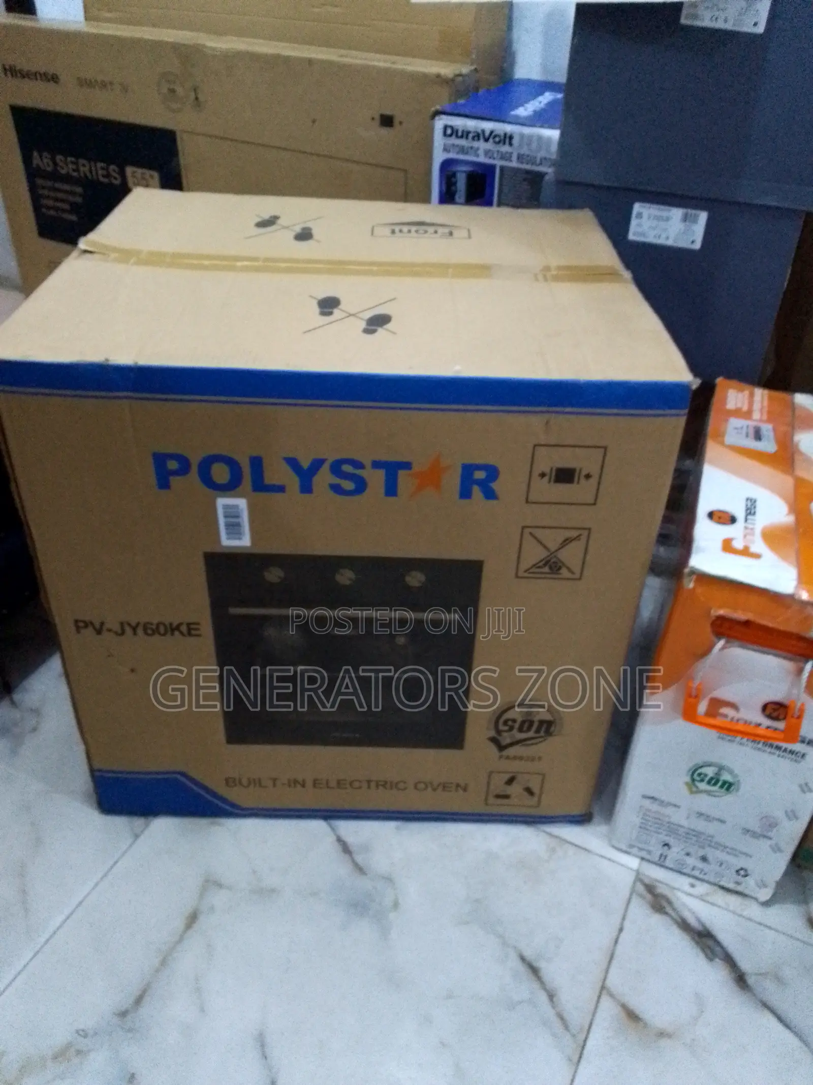 Baking Stone Feature Polystar Built-in Electric Oven{Pv-Jy60