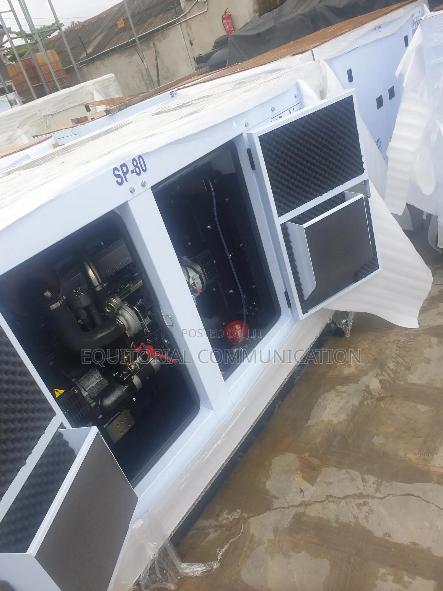 Perkins Maintainance Free Battery 80kva Generator