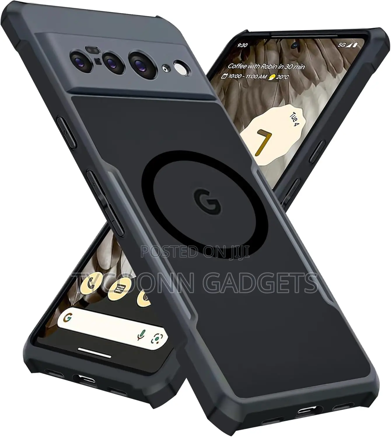 Ultra-Thin Cover Soft TPU Bumper,Clear Back for Pixel 8 Pro