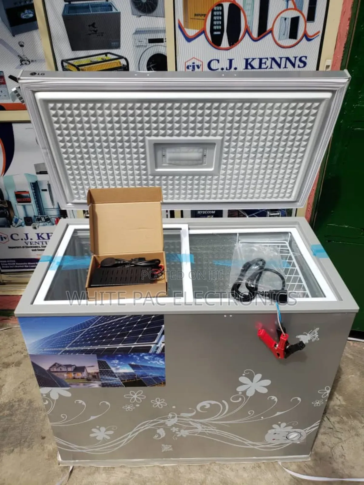 New Lg Solar Inverter Freezer 400 Litre Fast Cooling >Ice Maker >2 Yrs