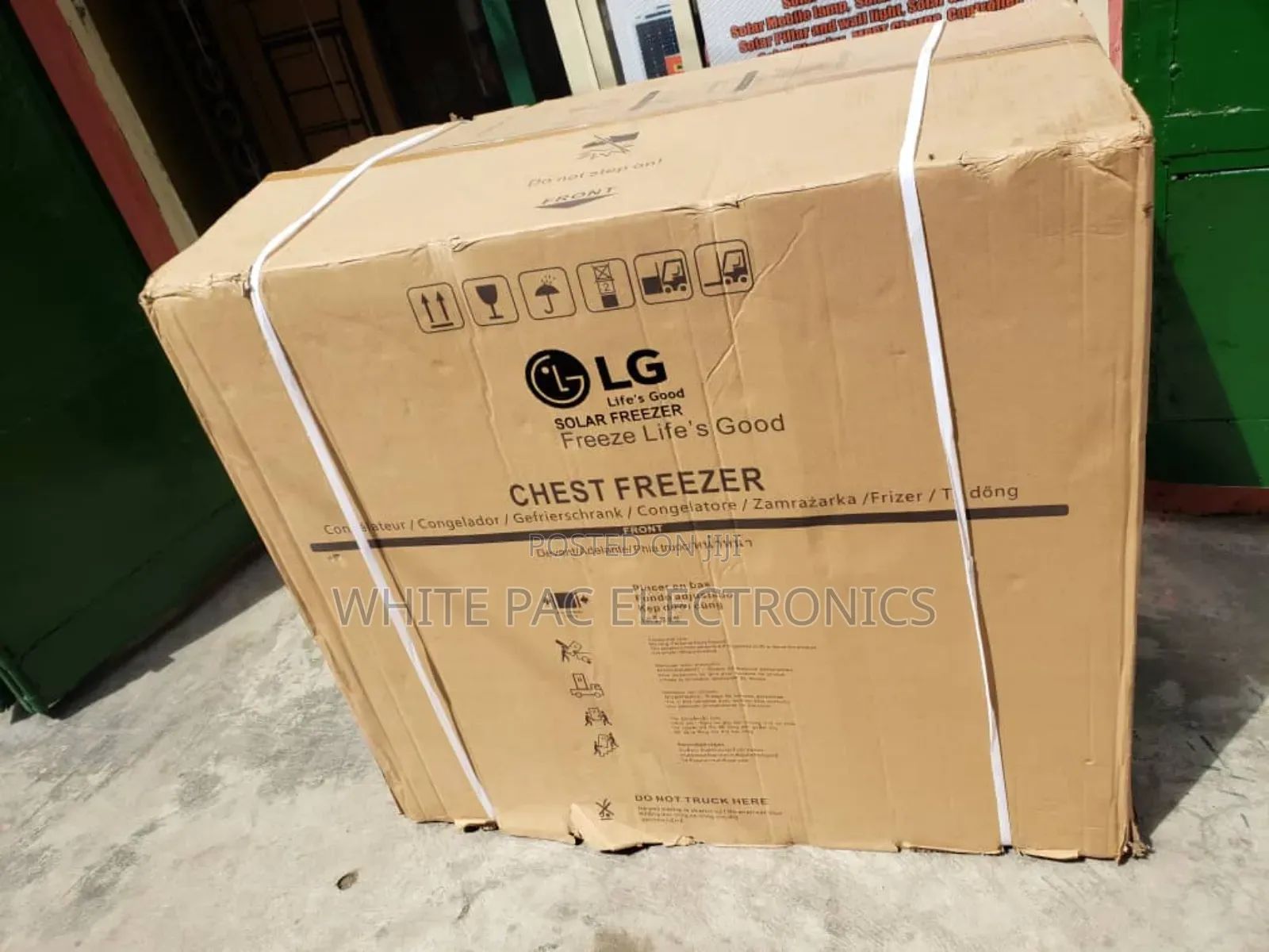 New Lg Solar Inverter Freezer 400 Litre Fast Cooling >Ice Maker >2 Yrs
