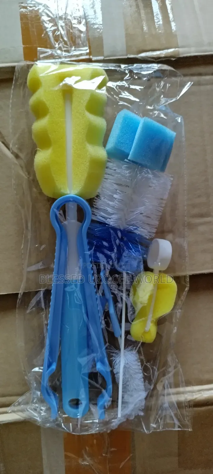 7 In1 Multifunctiona Baby Feeding Bottle Cleaning Brush Tool