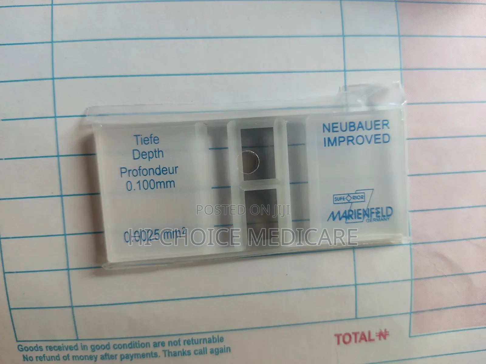 Bright Line Counting Chamber