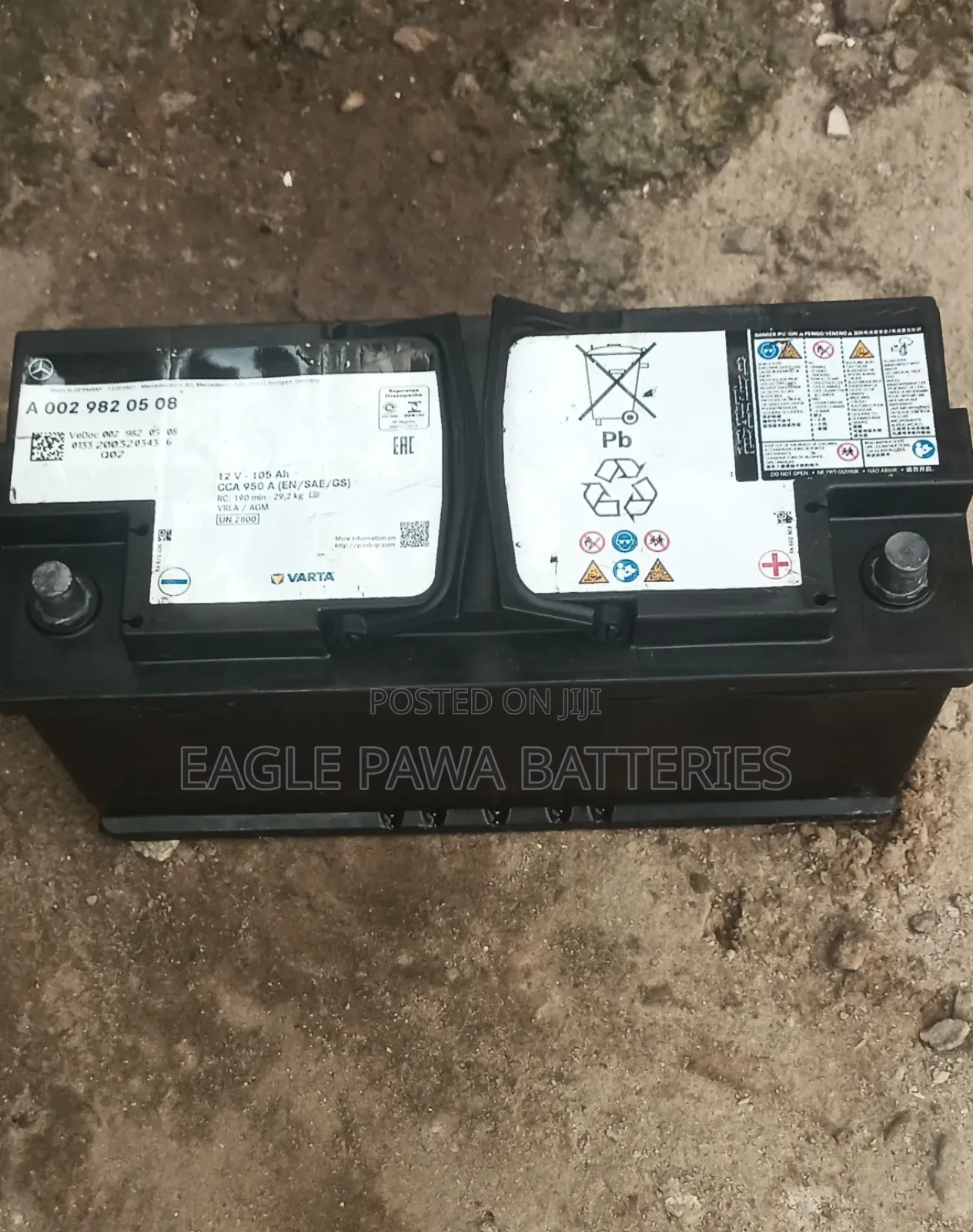 Benz Agm Battery 105ah