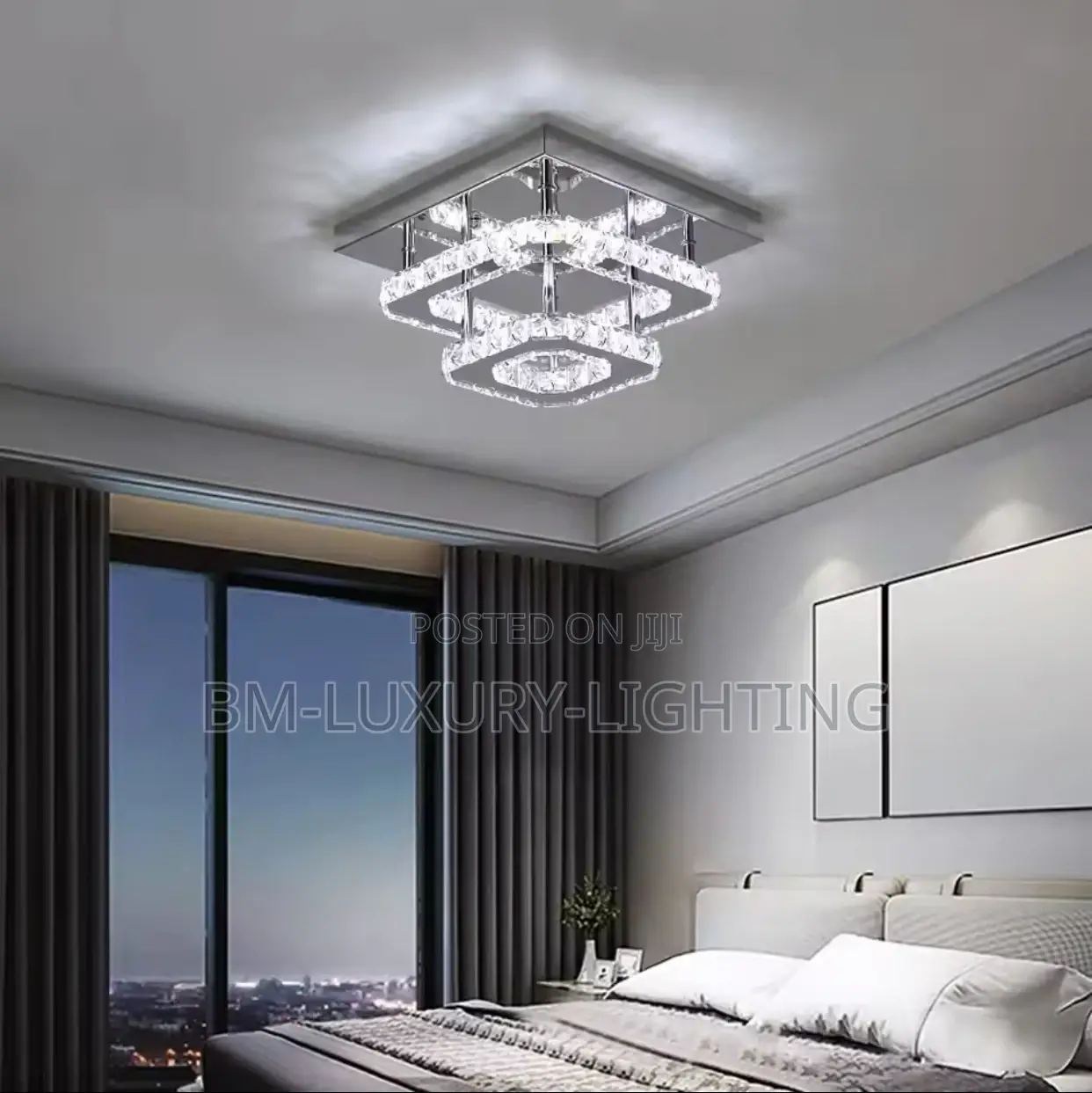 Simple Indoor Bedroom Luxury Executive Crystal Chandelier