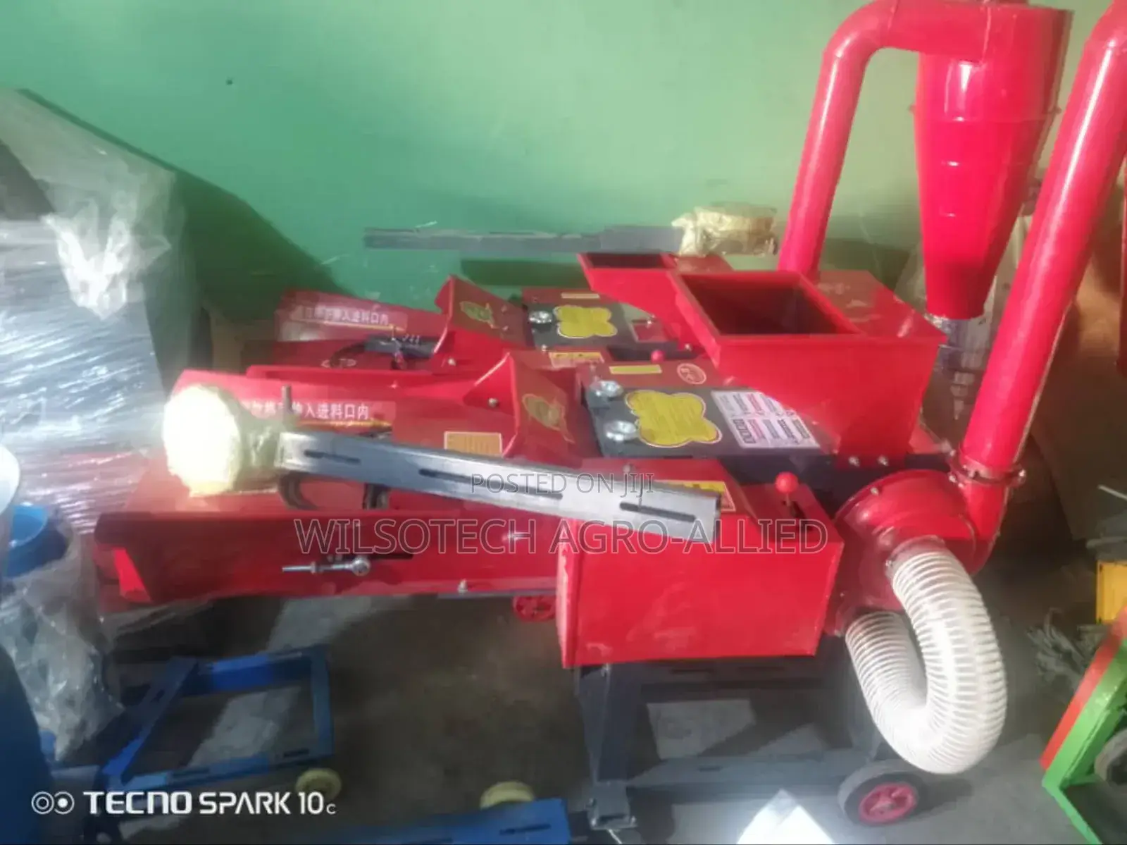 Combined Powerful Chaff Cutter Without Power