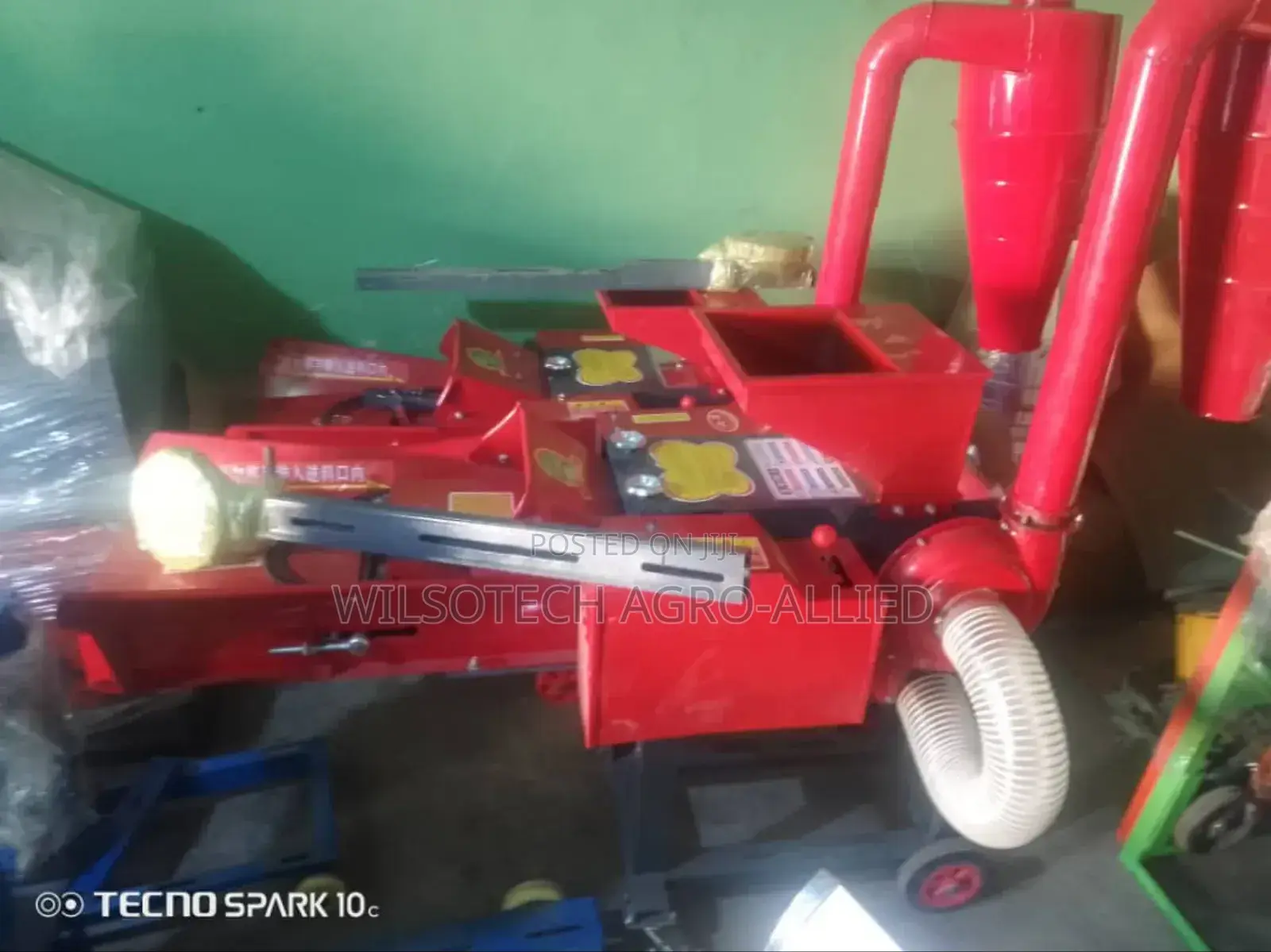 Combined Powerful Chaff Cutter Without Power