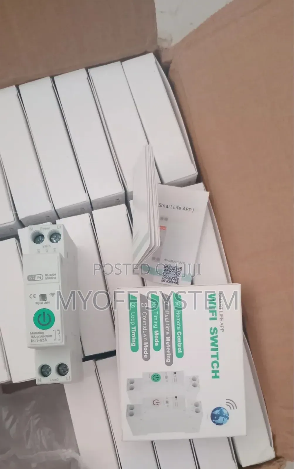 1p Tuya Wi-Fi Smart Energy Monitoring Breaker