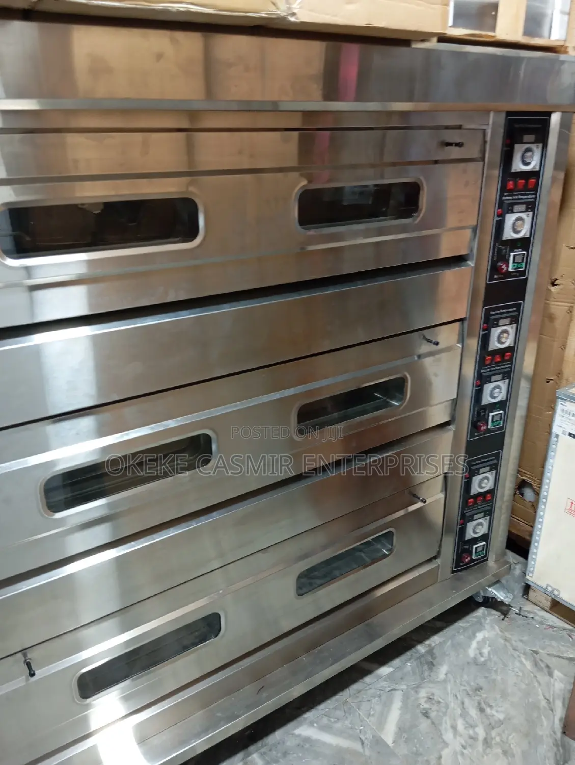 3 Deck Industrial Oven 9 Trays