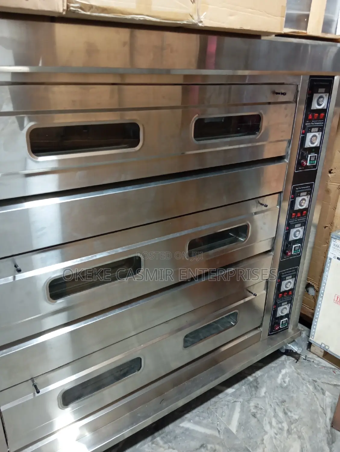 3 Deck Industrial Oven 9 Trays