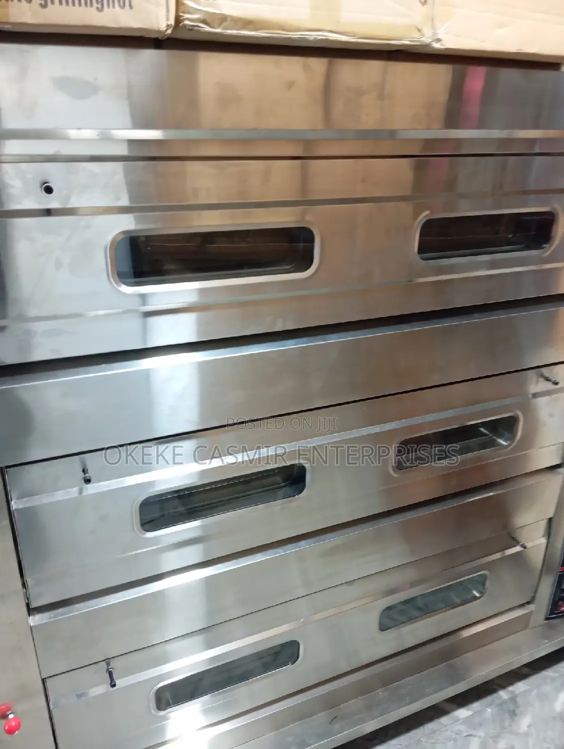 3 Deck Industrial Oven 9 Trays