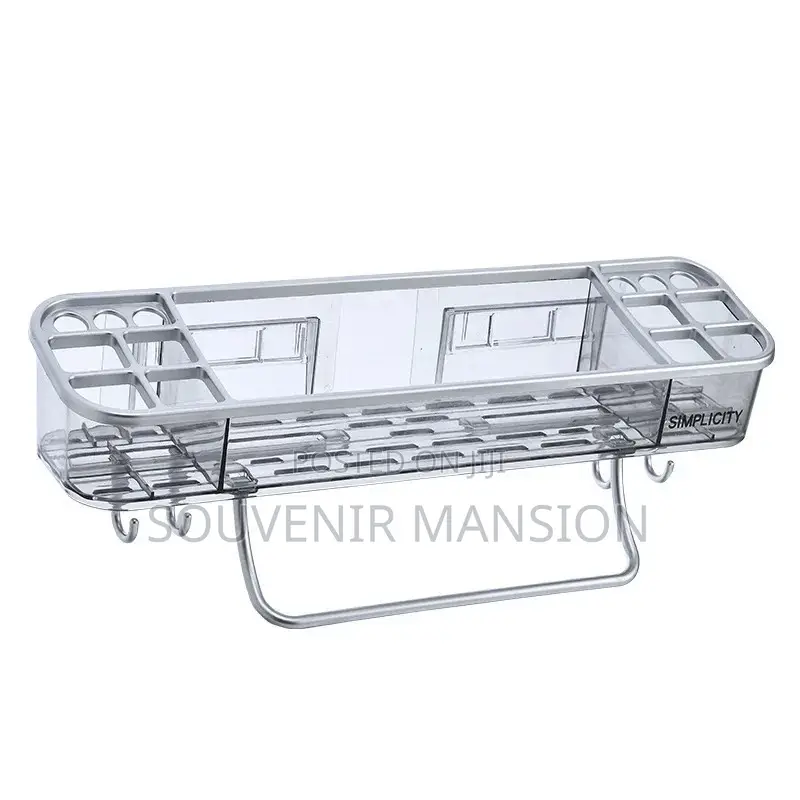 New Bathroom and Storage Rack With Towel Hanger