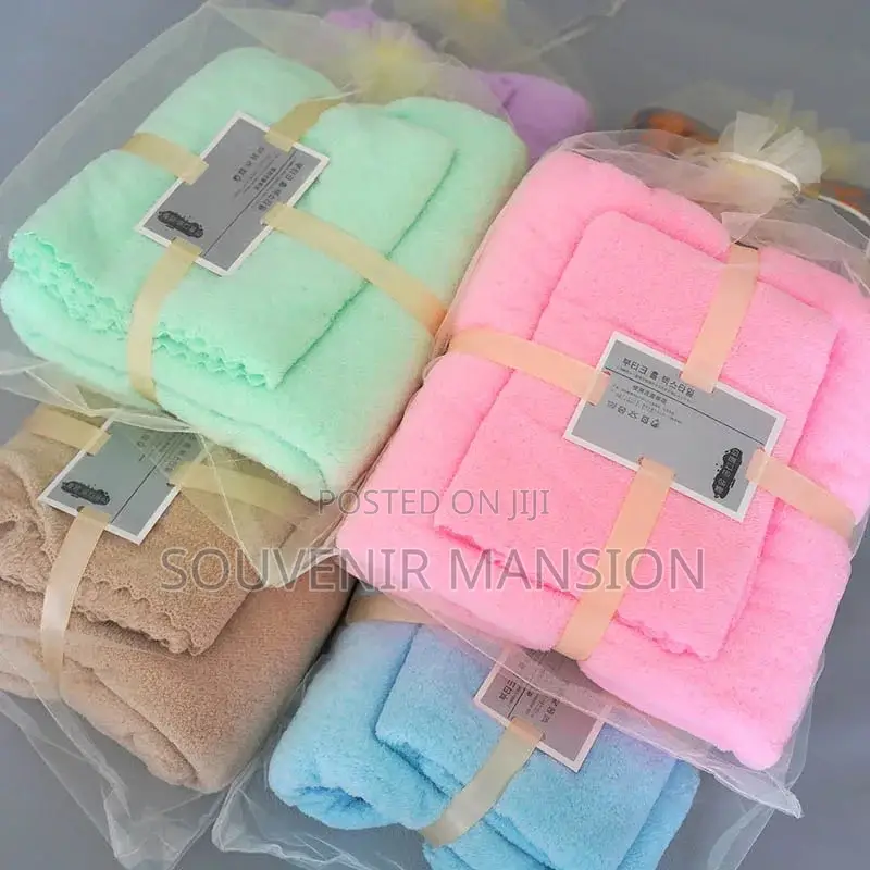 2 in 1 Microfiber Face and Bath Towel ( Moq50pcs)