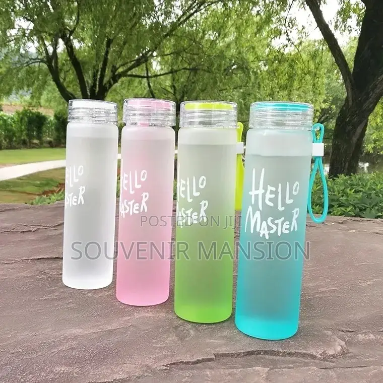 Modern Hello Water Bottle ( Moq 80pcs )