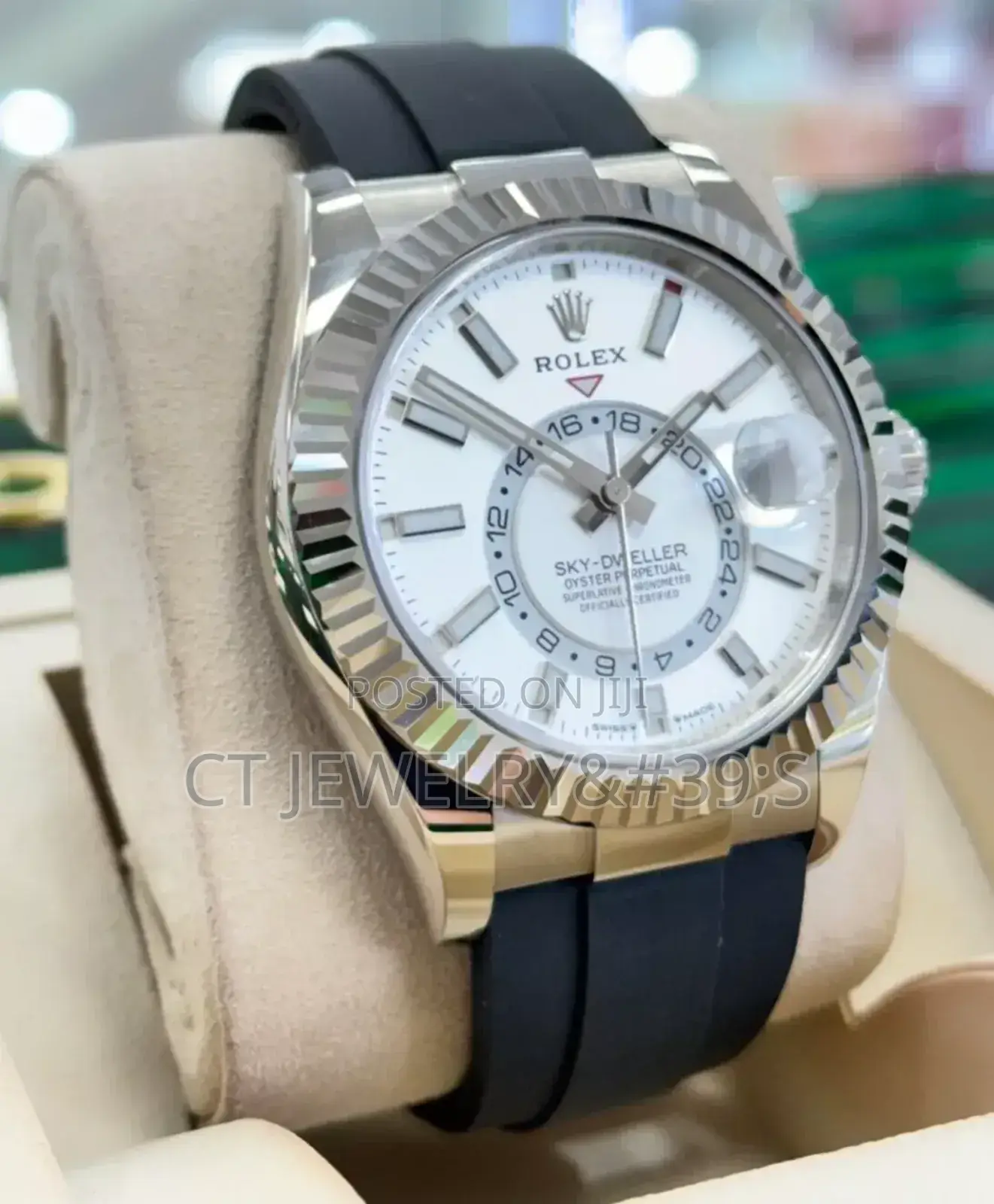 ROLEX SKY-DWELLER Original Rubber Strap Auto (Men's)