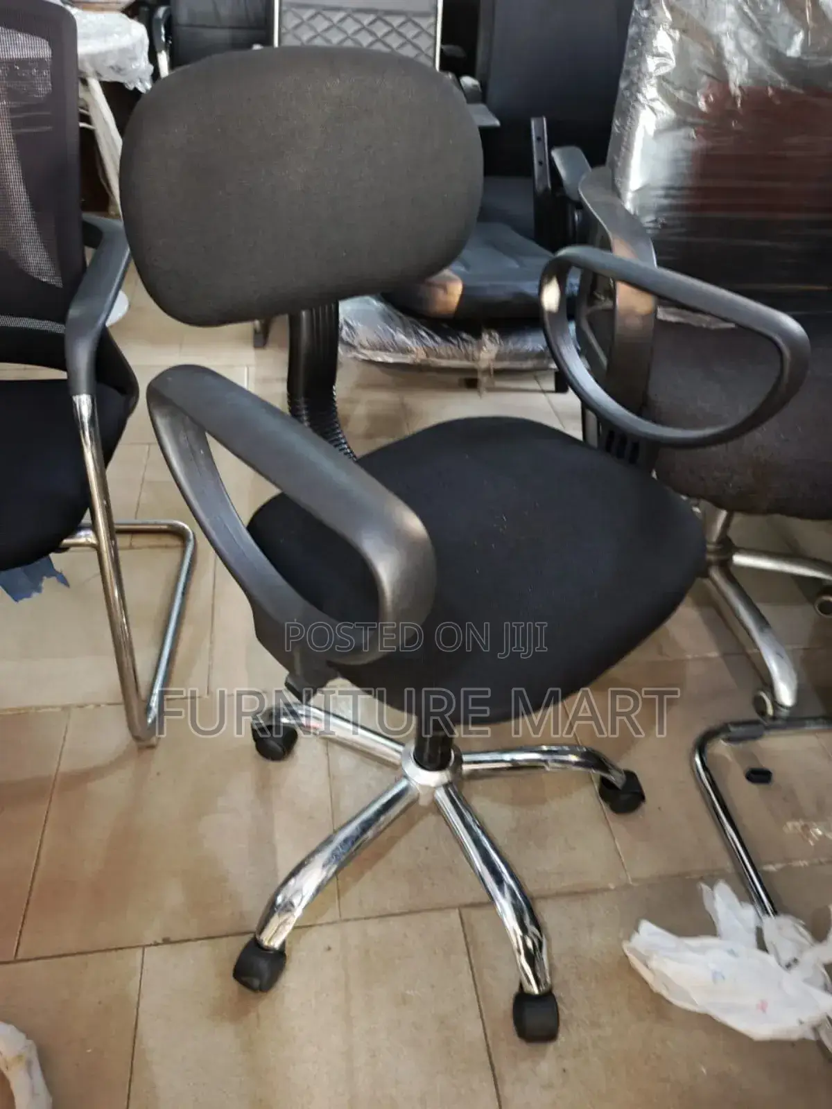 Fabric Swivel Chair