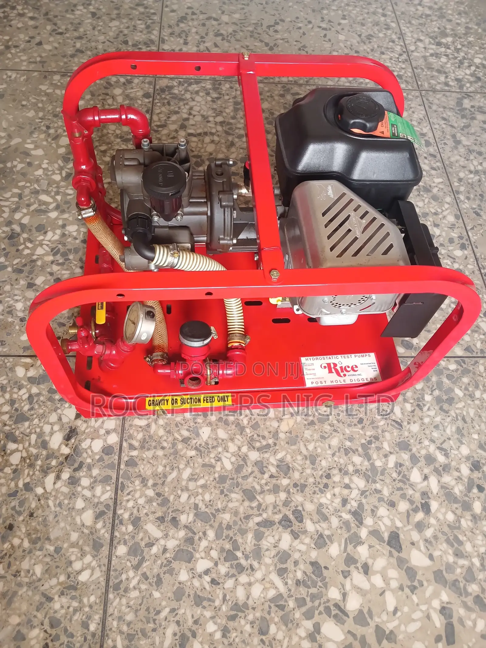 Rice Hydro DPH-3b 5.5hp/550psi Hydrostatic Test Pump