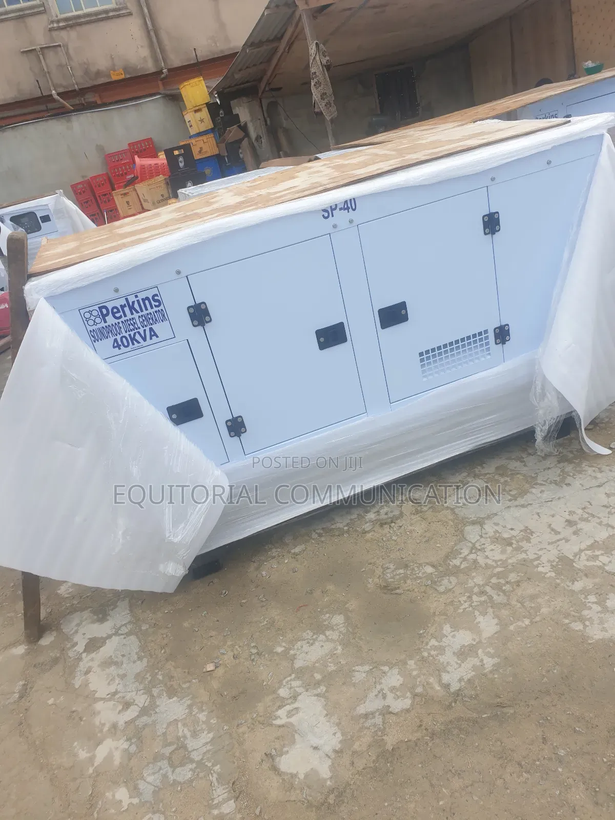 Heavy Duty Perkins Soundproof Diesel Generator - 80KVA