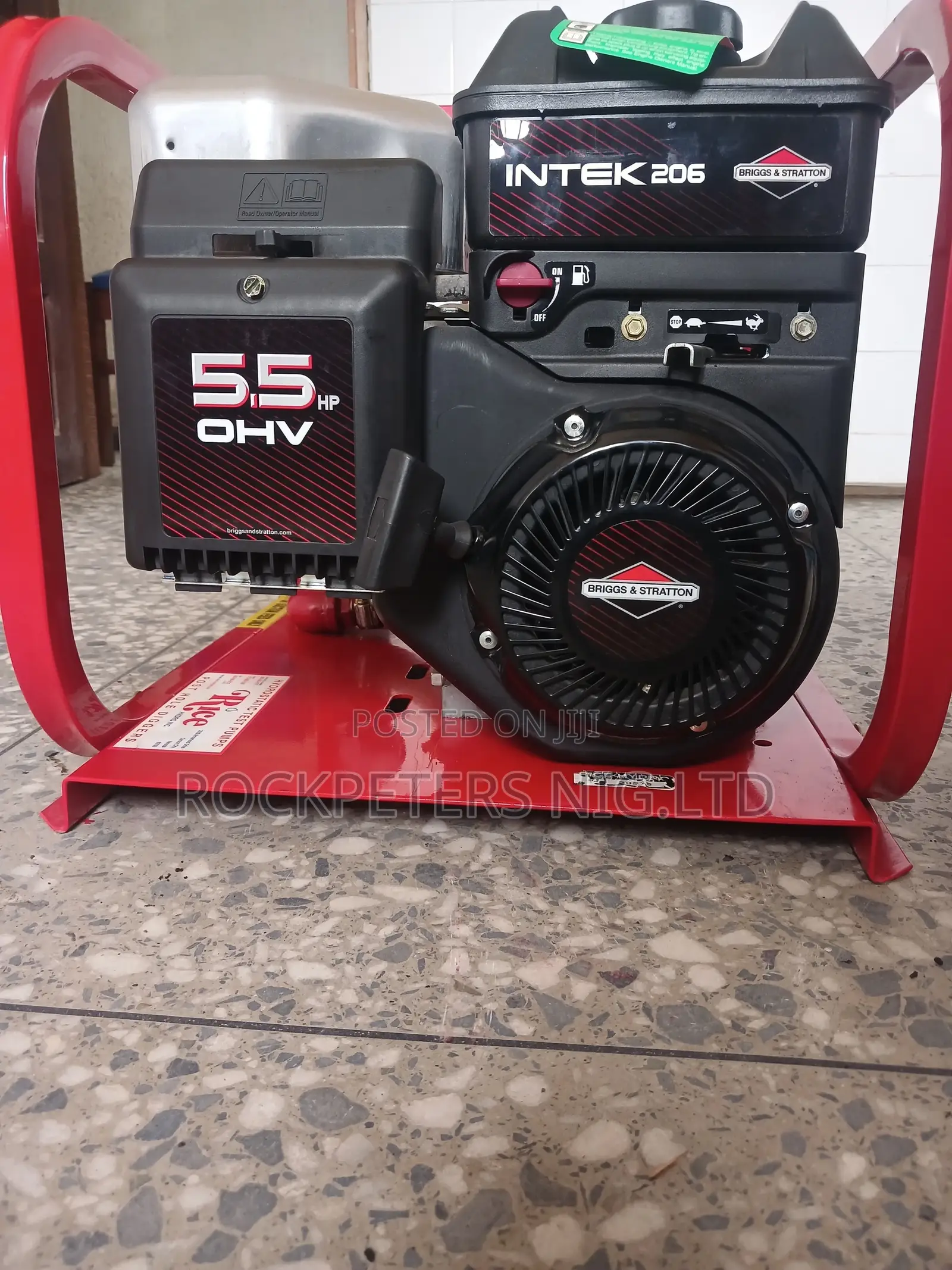 Rice Hydro DPH-3b 5.5hp/550psi Hydrostatic Test Pump