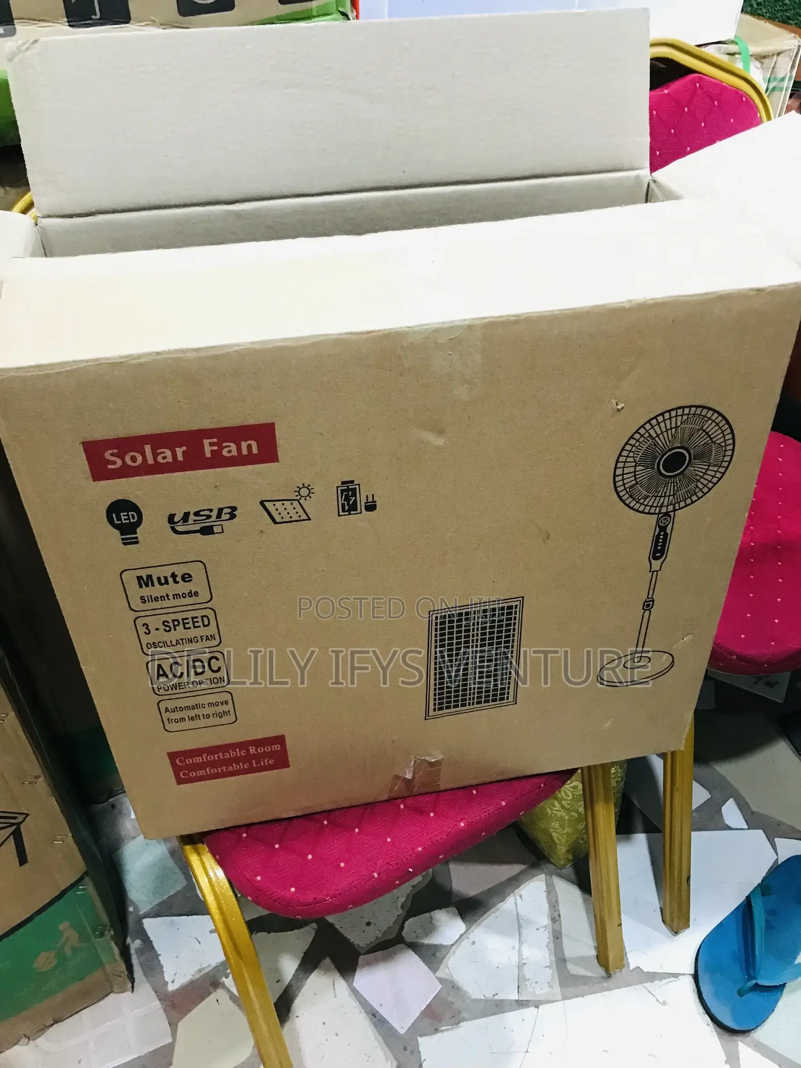 16 Inches Ac/Dc Solar Fan