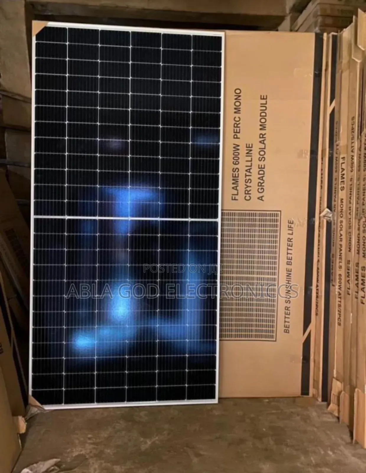 600W Sun Crown Solar Panels Mono Crystalline Panel 144cells.
