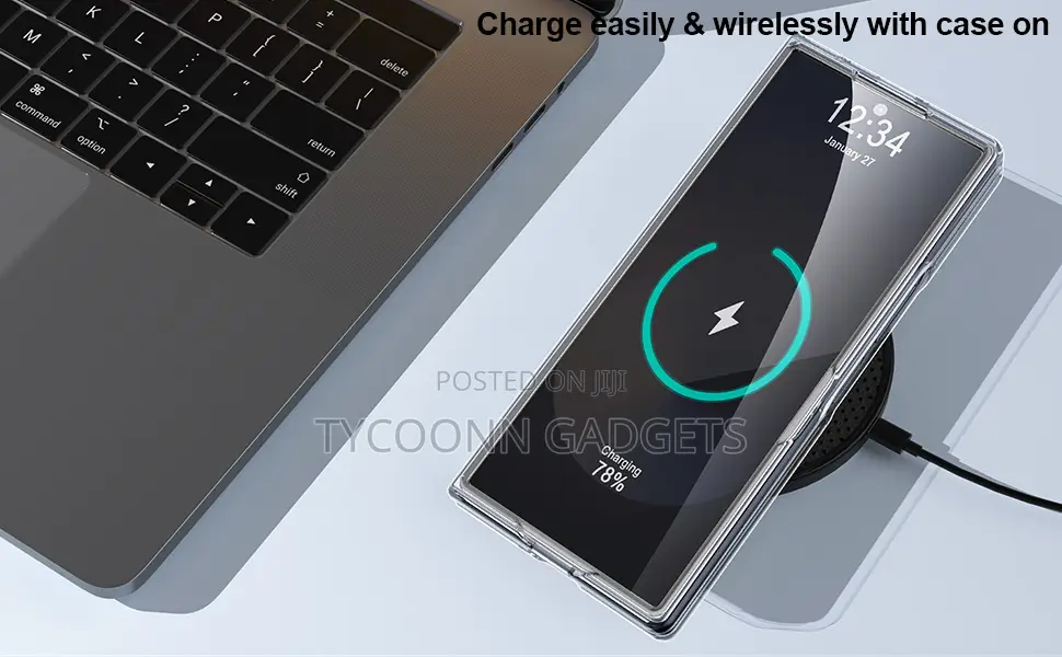 Clear Case for Samsung Z Fold 6 With Front Screen Protector
