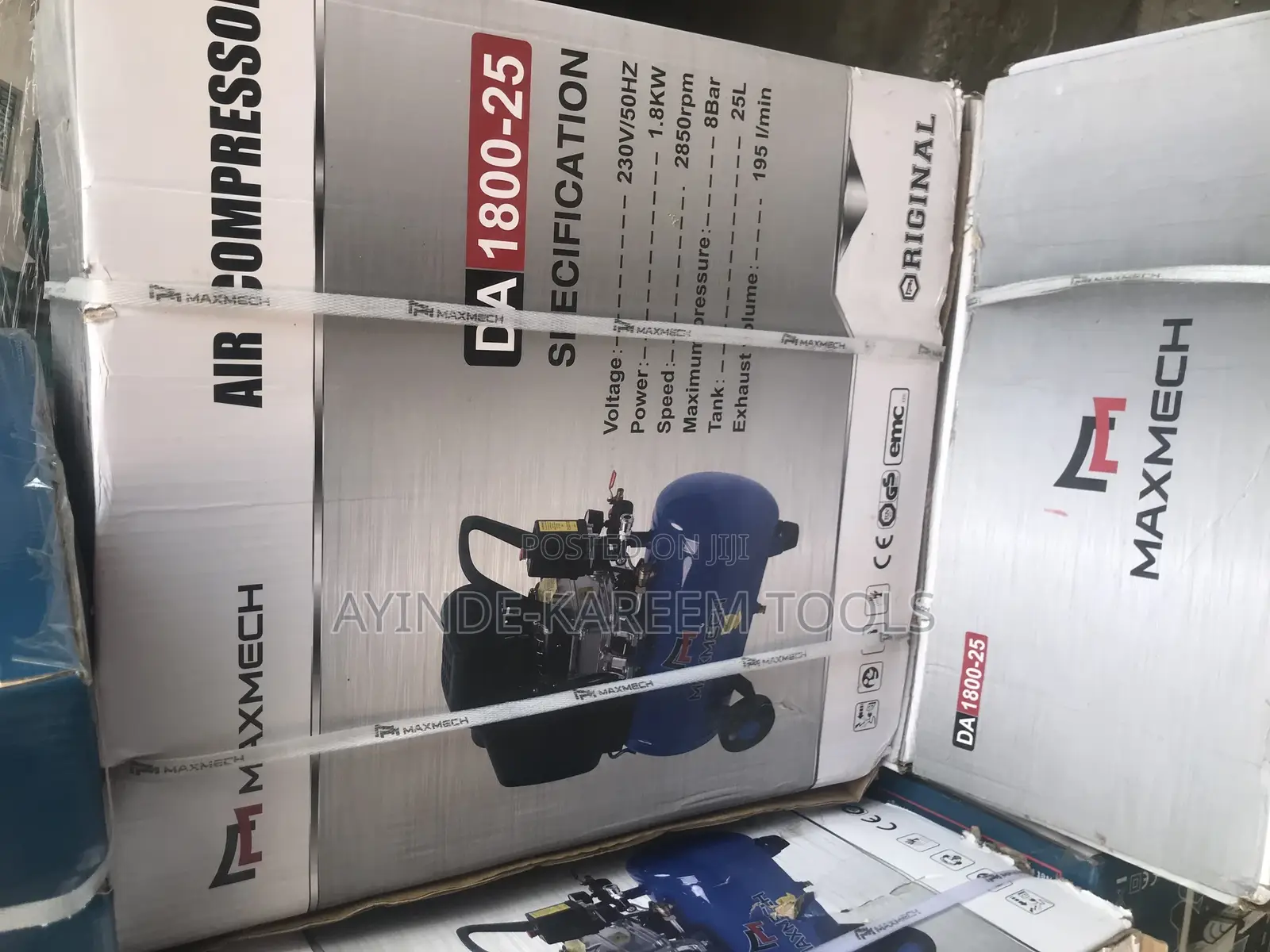 Air Compressor Oiless (Edonpromax)(Maxmech)(25litre)