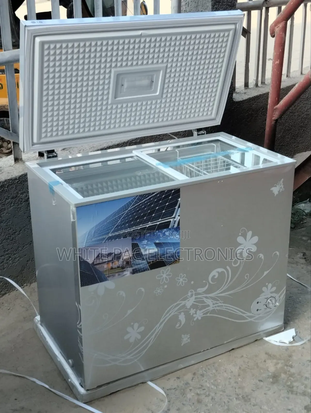 Lg Solar Inverter Freezer 400 Litre Extra Glass Ice Maker 2 Yrs