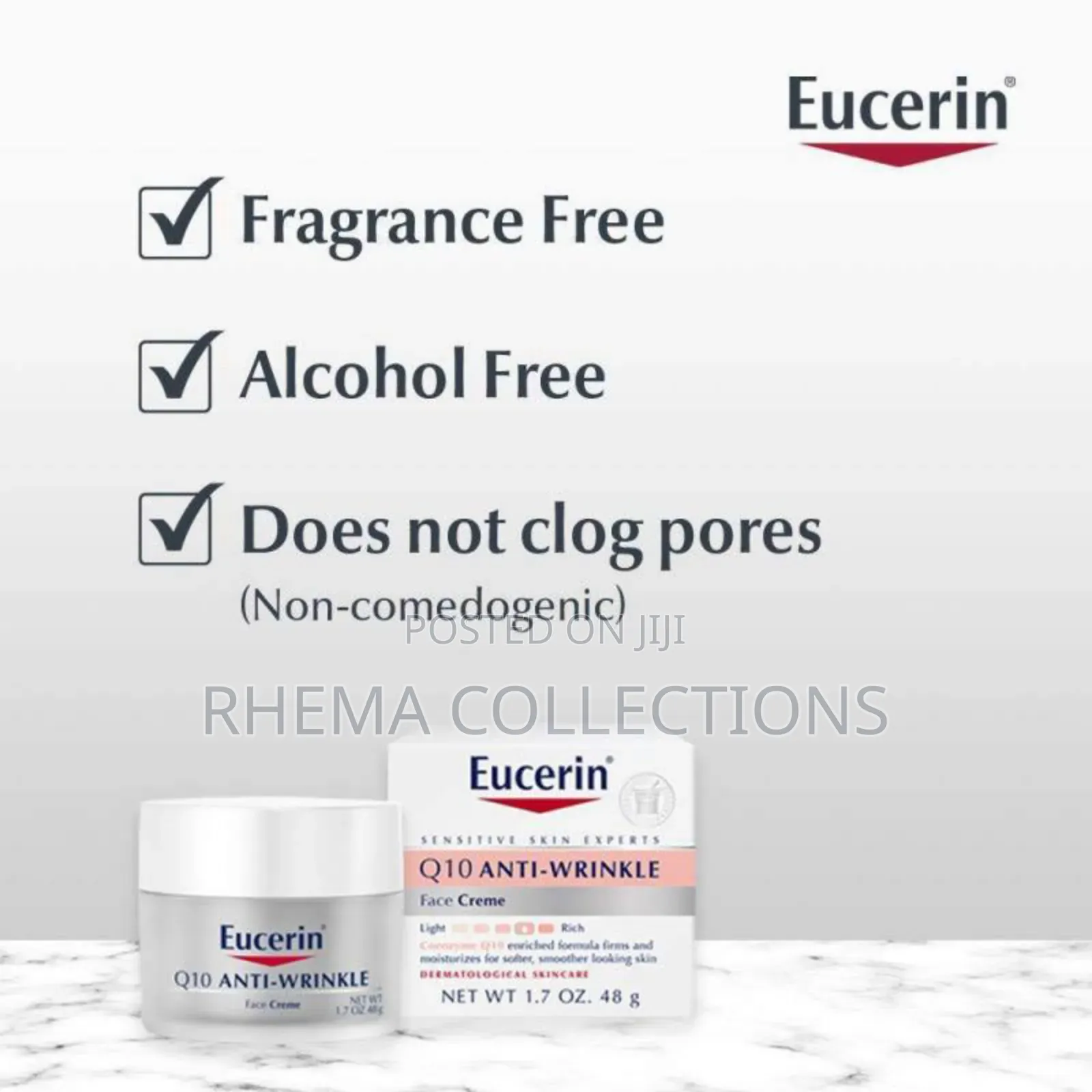 Eucerin Q10 Anti-Wrinkle Face Cream for Day Night