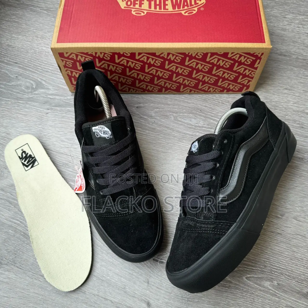 Original Vans Knu Skool Platform High Sole Sneakers