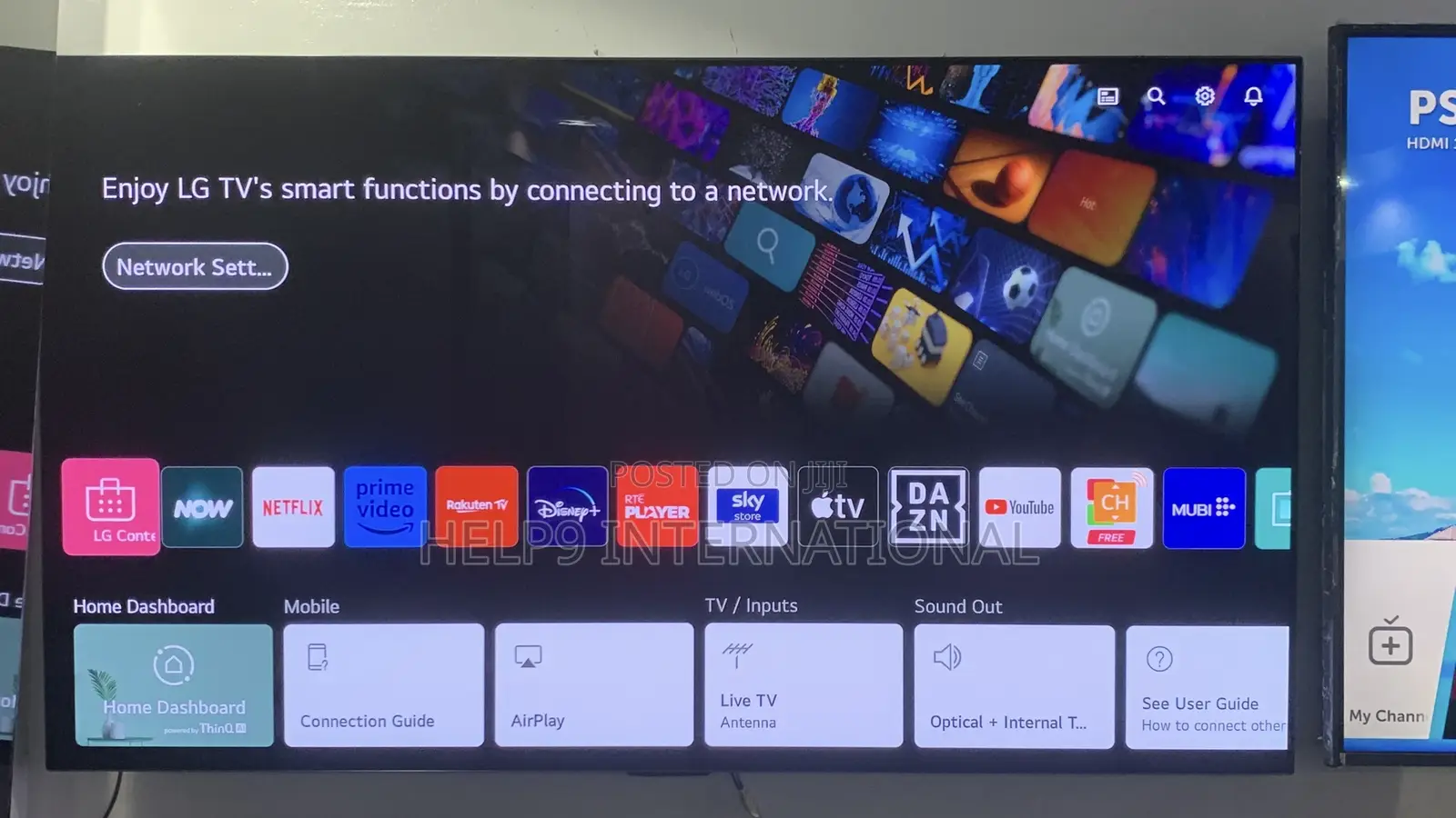Classy 55" LG G-Class OLED EVO Smart TV With Airplay