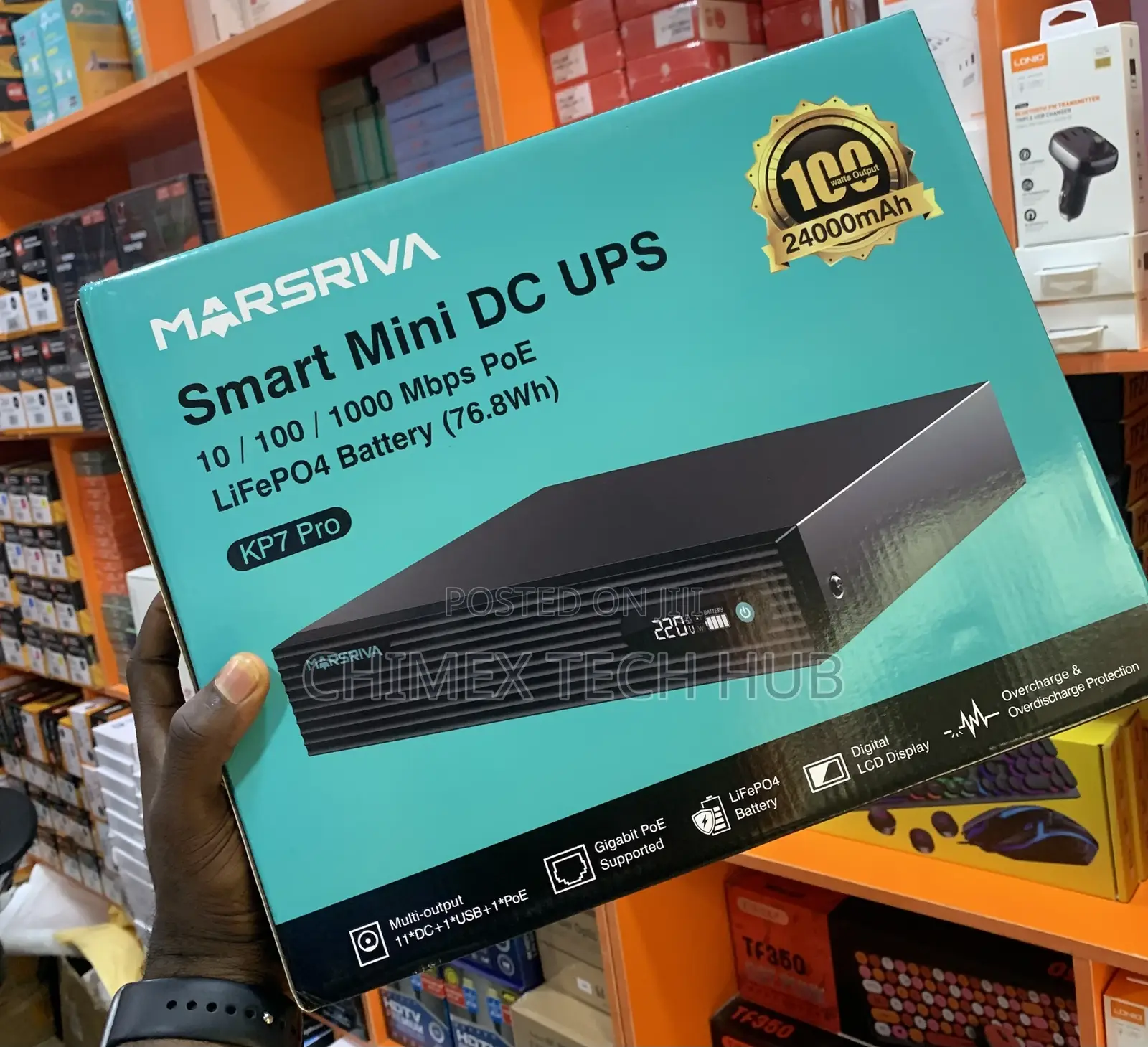 Marsriva 24000mah 100watts Router Power Bank
