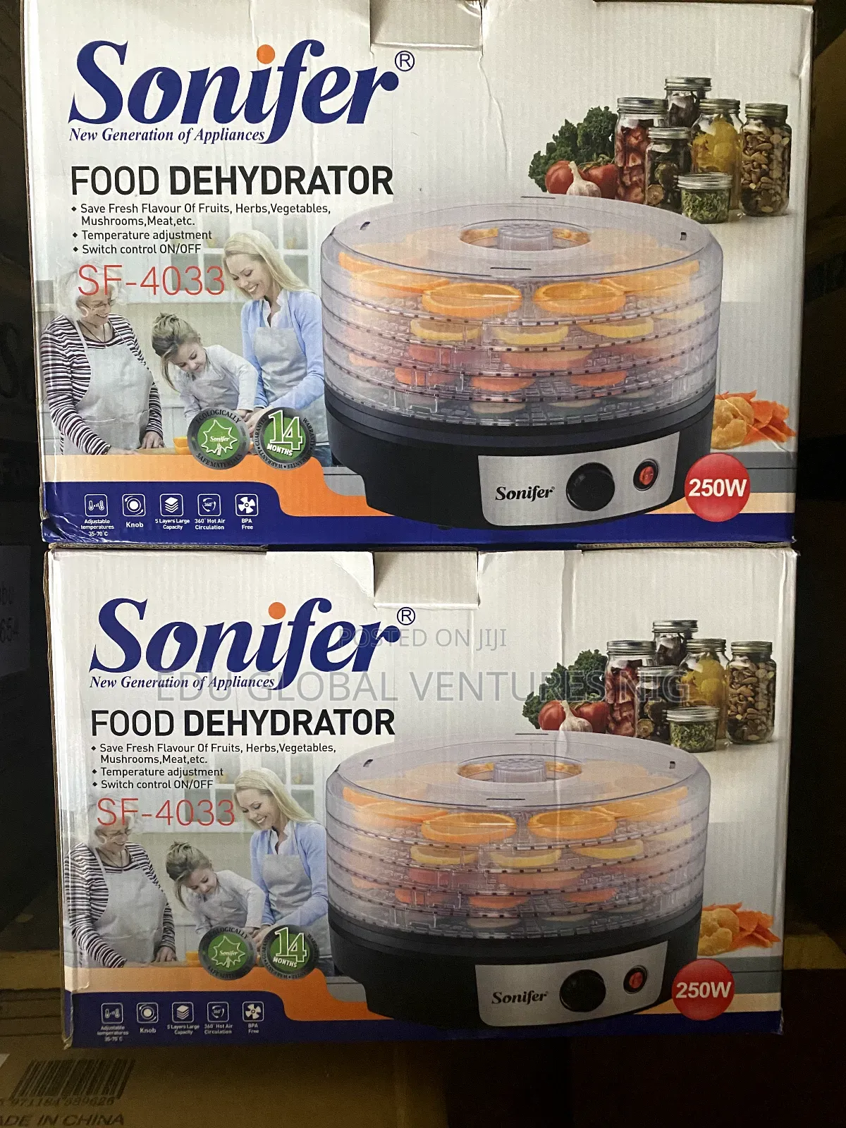 Sonifer Big Size Five(5) Layers Food Dehydrator.