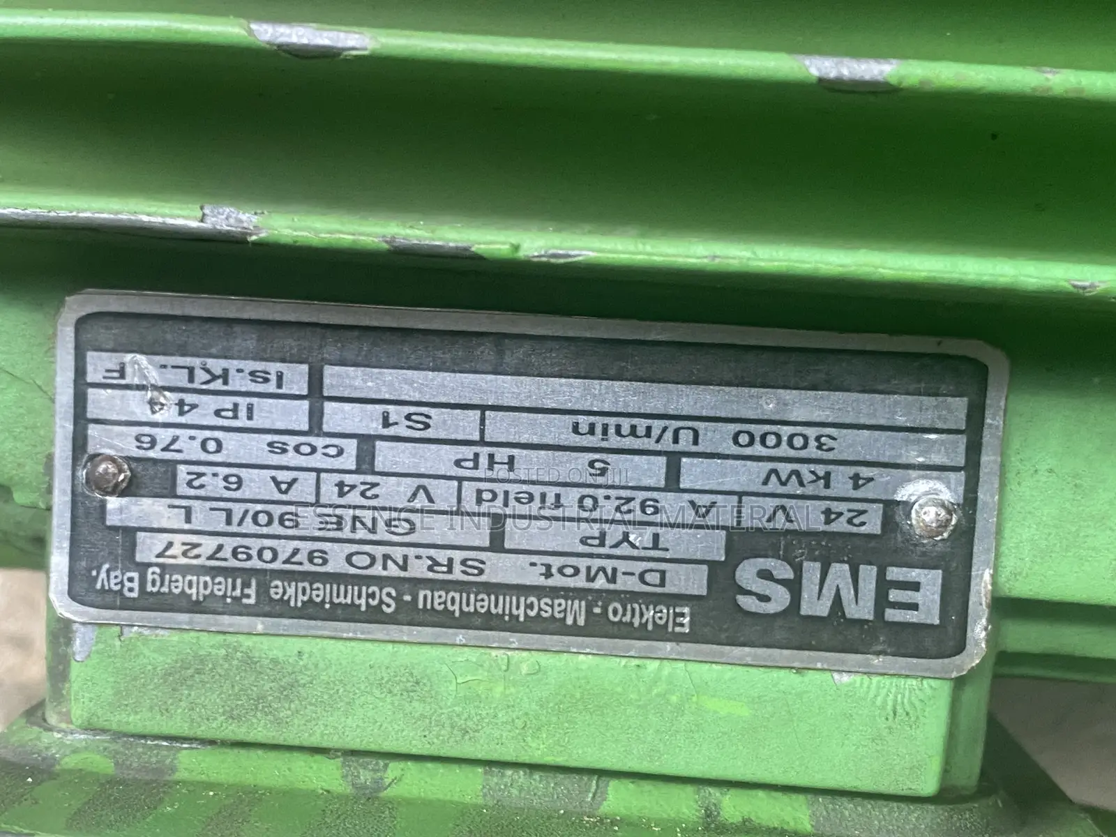DC Flange Motor With Break 24V 4KW