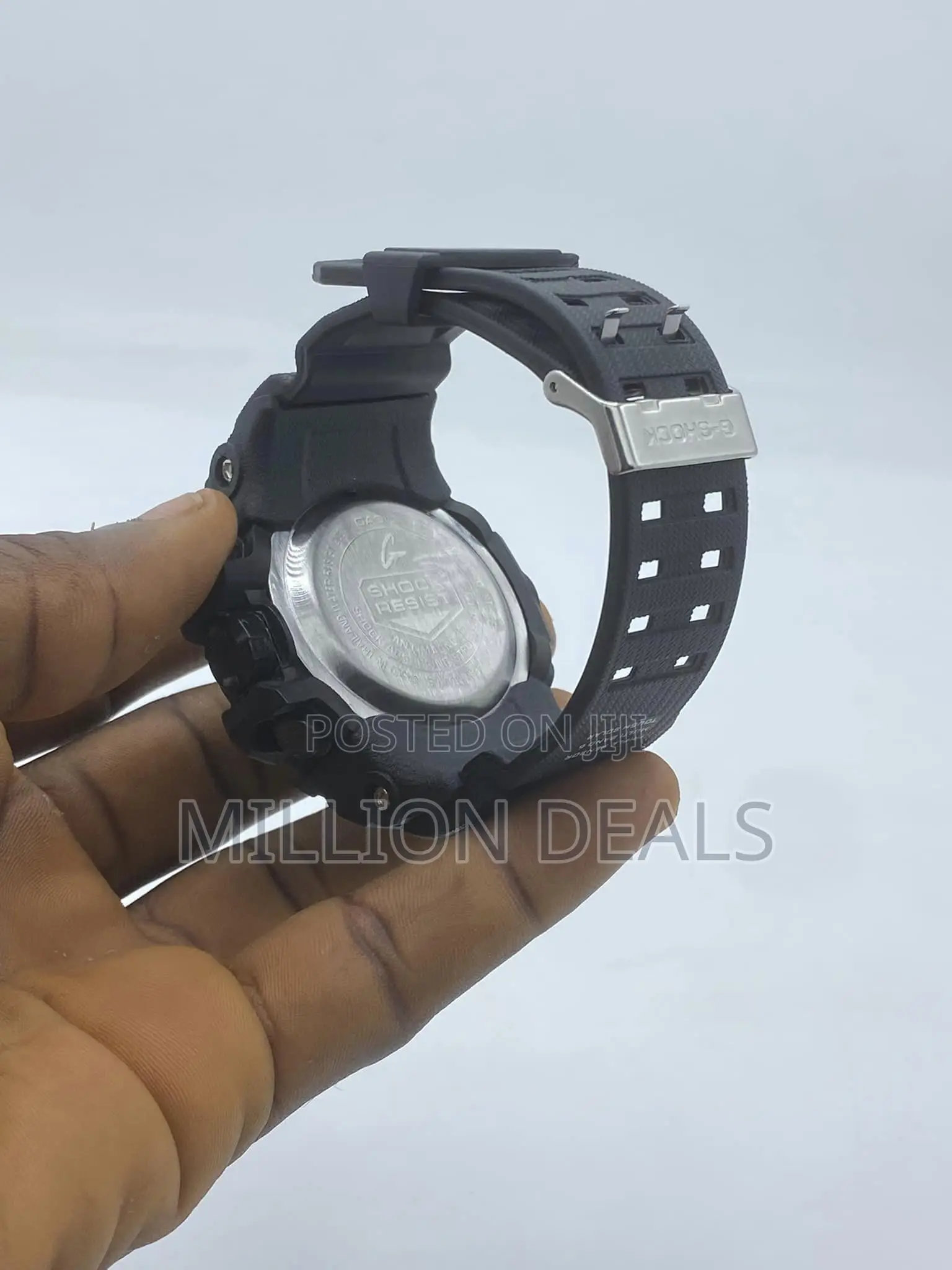 Ski Black Sport Men's G-Shock Rubber Strap Wrist Watch