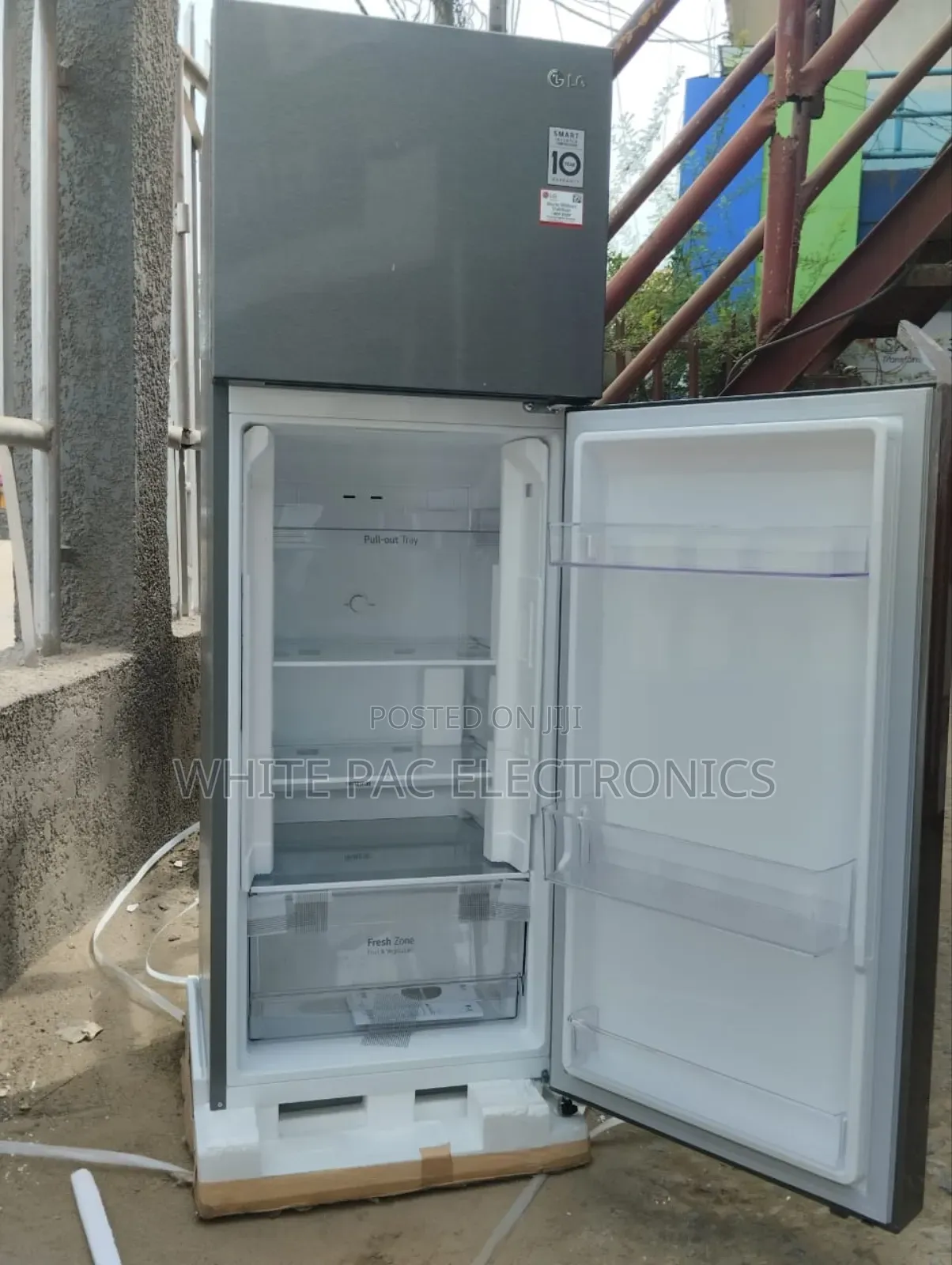 Lg Inverter 293_litre Fridge ( Freezer / Fridge )10years Wty