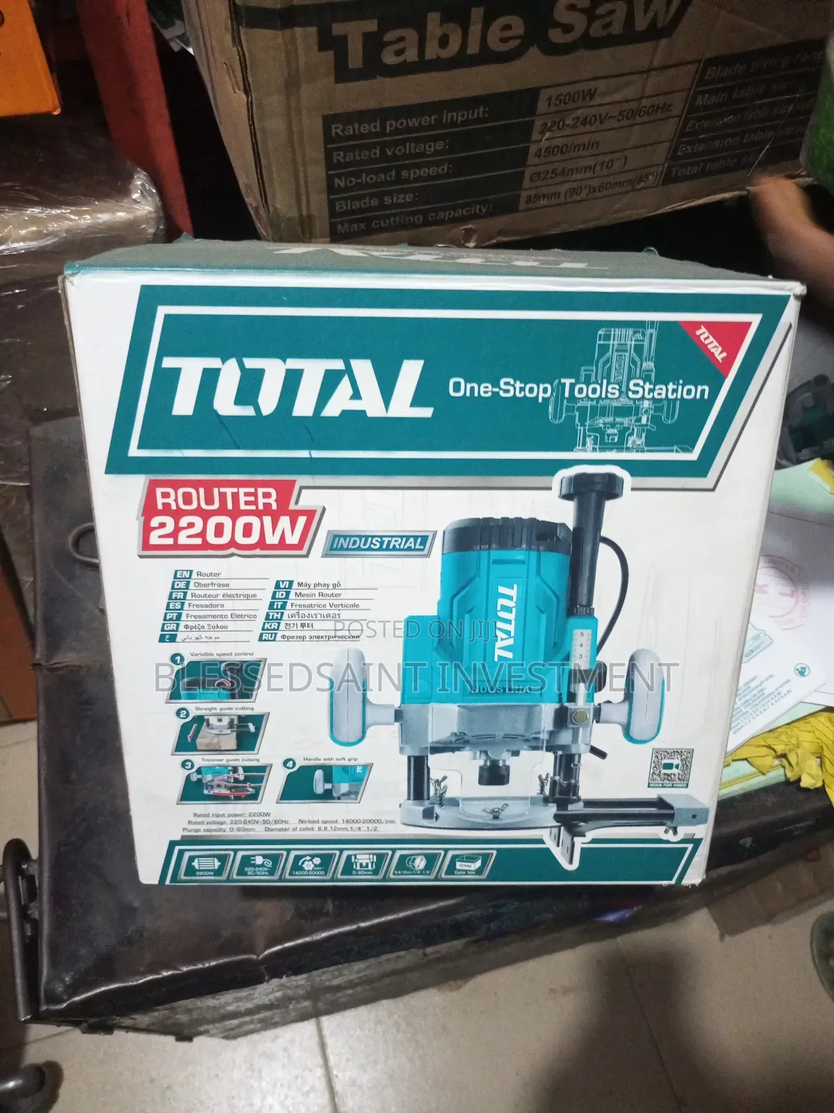 Total Router Machine 2200w 12mm