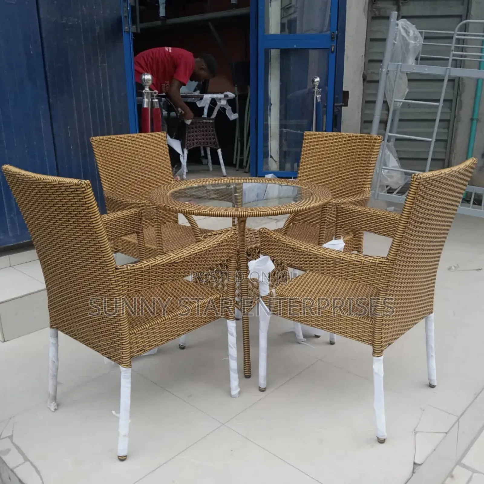 High Quality Executive Rattan Cane Garden Chair for Bars