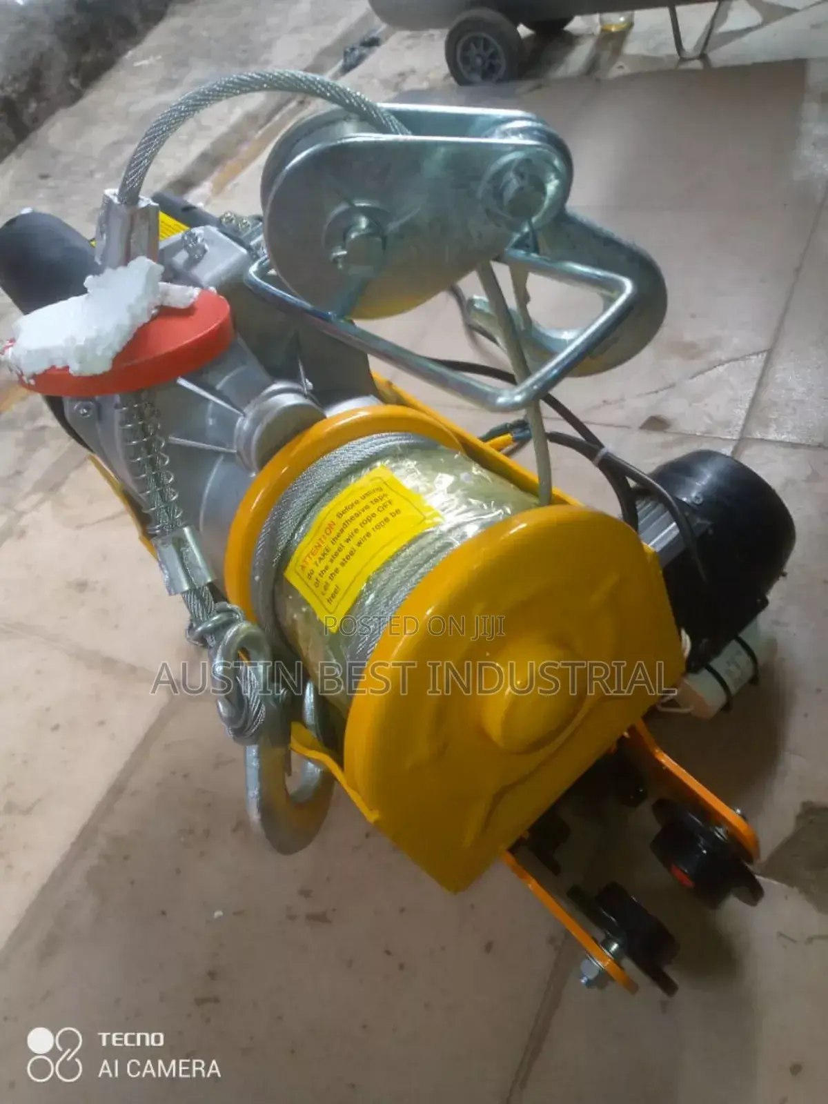 Electric Hoist Movable Front and Back 1ton