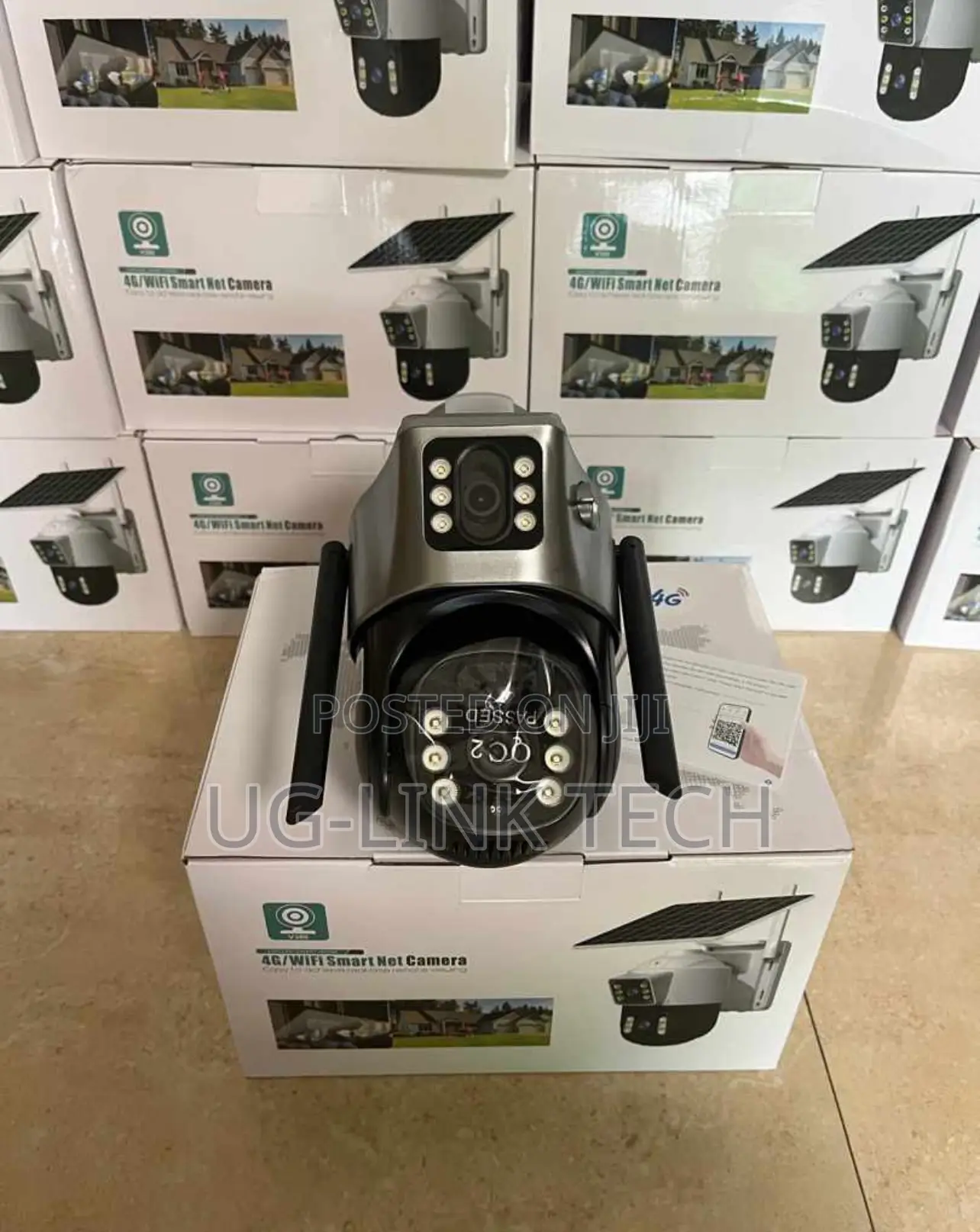 V380 Solar PTZ Dual Lens 4g Camera