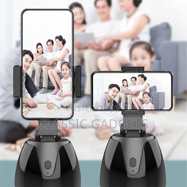 Q1 Automatic 360 Degree Rotation Phone Tracking Holder