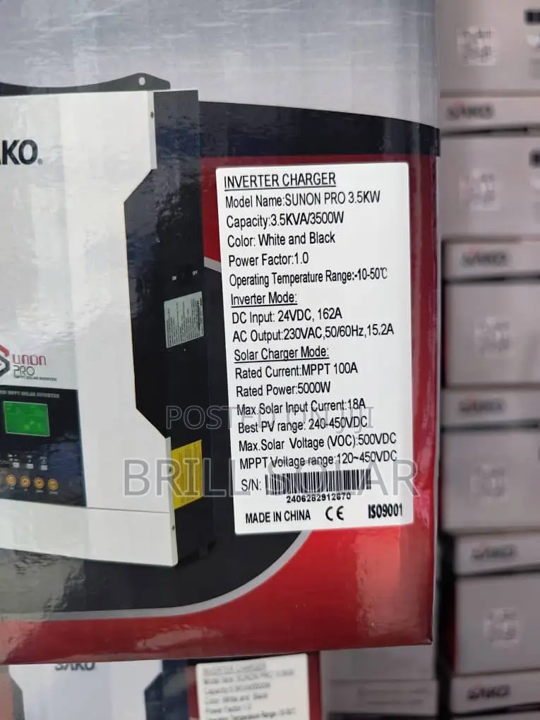 3.5kva-24v Sunon-Pro Sako Pure Sine Wave Hybrid Inverter