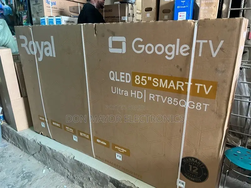 Royal 85inch Goggle Qled Uhd TV (Rtv85qg8t)