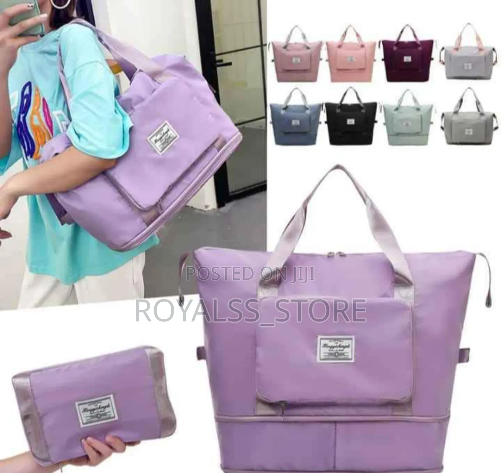 Large Capacity Foldable Fashion Traveling Bag