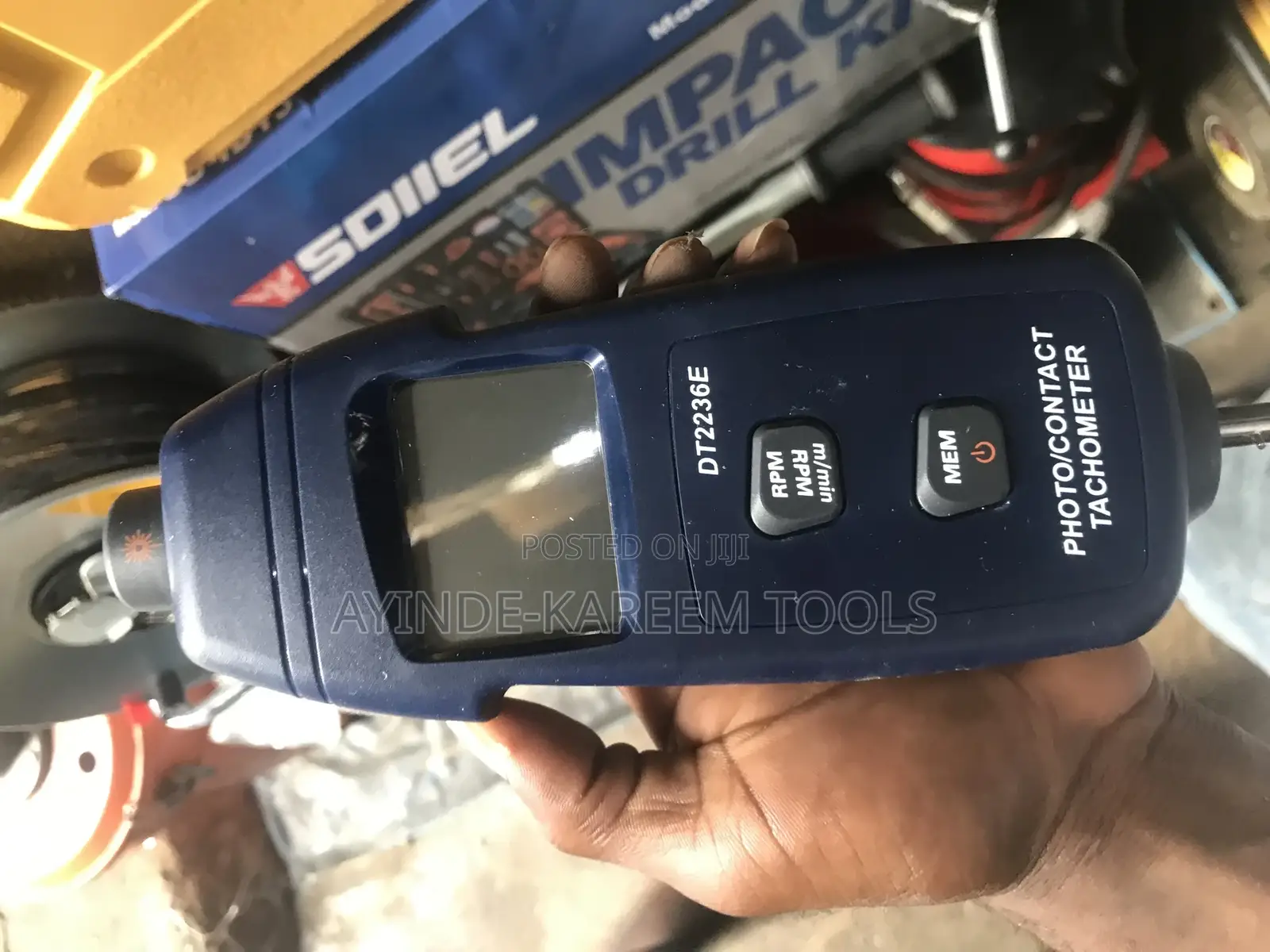 High Precision Photo Contact Dual Use Tachometer Dt2236e