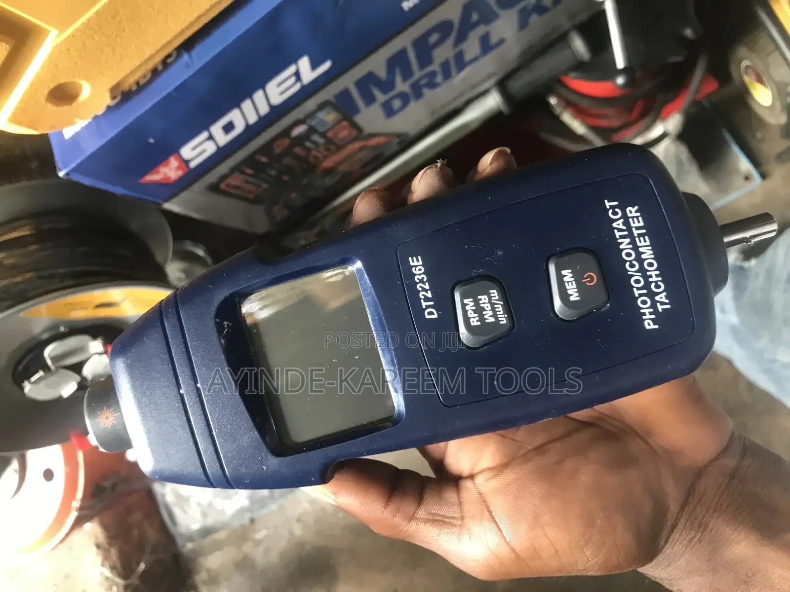 High Precision Photo Contact Dual Use Tachometer Dt2236e