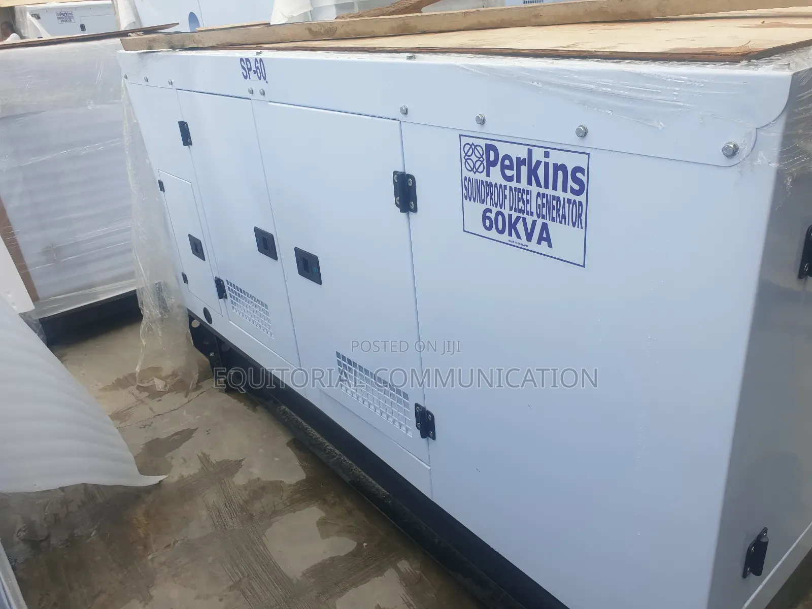LCD Display Perkins 60kva Soundproof Diesel Generator