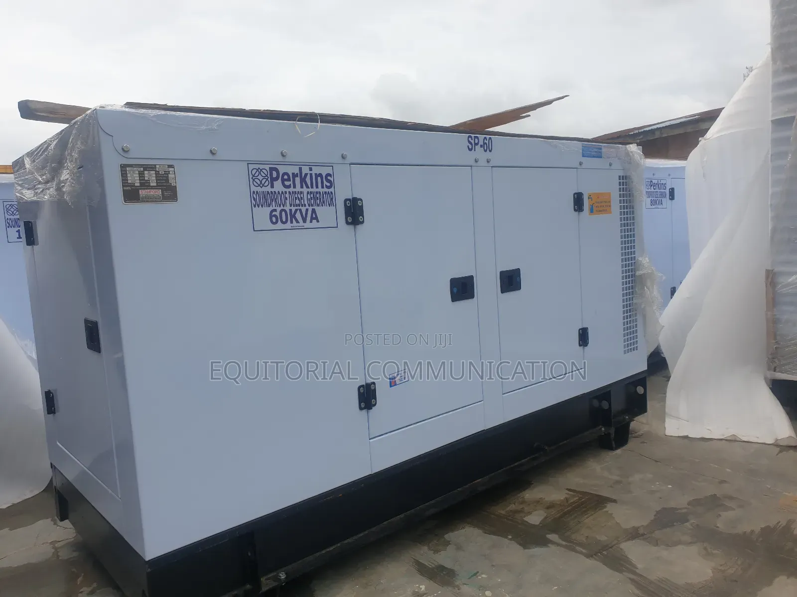 Heavy Duty 60kva Perkins Soundproof Diesel Generator