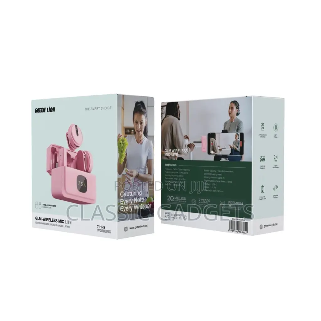 Green Lion GLM-Wireless Mic Lite With ANC / Digital Display